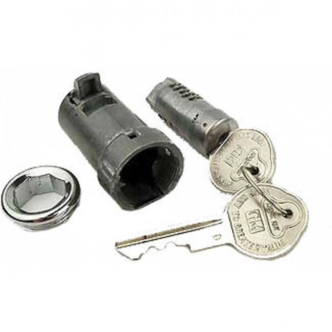 Max Performance Glove Box Lock & Original Keys, Concours Correct| PY182V Corvette 1956-1962