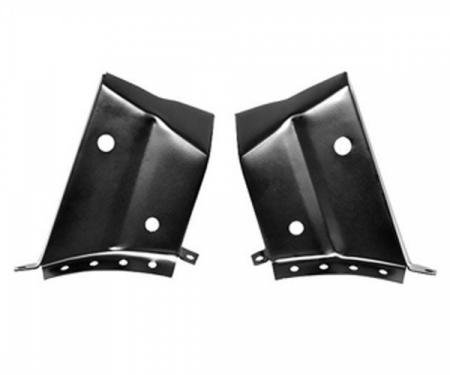 Chevelle - Trunk Hinge To Package Shelf Extensions, Coupe, 1968-72