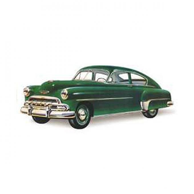 Chevy Rear Glass, Fleetline 2 & 4-Door Sedan, 1949-1952