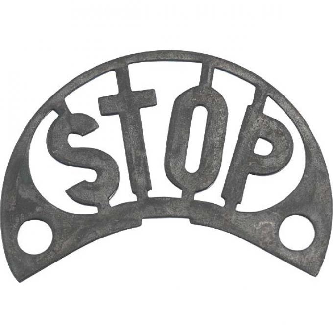 Model A Ford Tail Light Stop Insert - For Drum Type Light -Steel