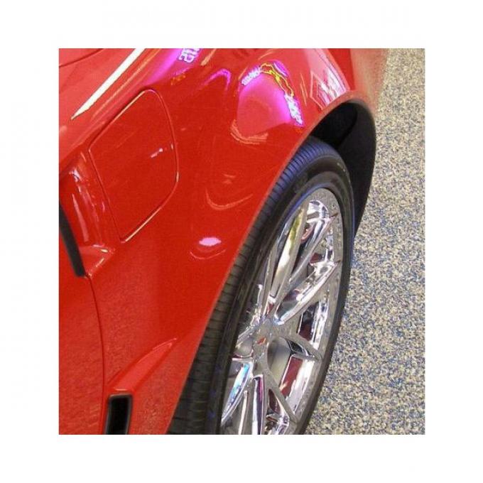 Corvette Paint Protectors, Rear Quarter Panel Flare, Z06/ZR1/Grand Sport, Cleartastic, 2006-2013
