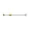Model T Carburetor Adjusting Rod, Brass Knob With 4-Hole Bracket, 1909-1916