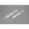 Camaro Hood Emblems, 454, Stainless Steel, 1967-1969