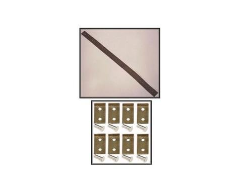 Corvette Rear Axle Rebound Strap Kit, 1960Early