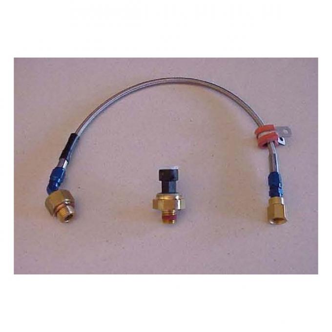 Corvette Oil Pressure Hose Kit, With Pressure Switch, 1997-2004