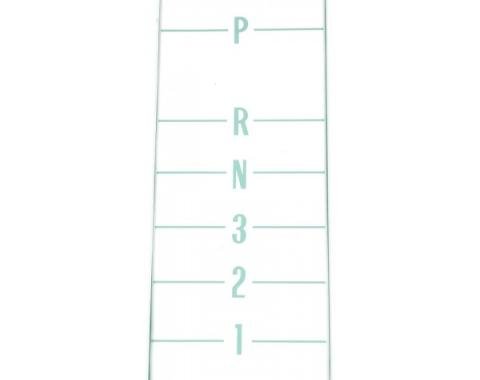 Chevelle Shift Indicator Lens, Center Console, Turbo Hydra-Matic Transmission, 1968-1970