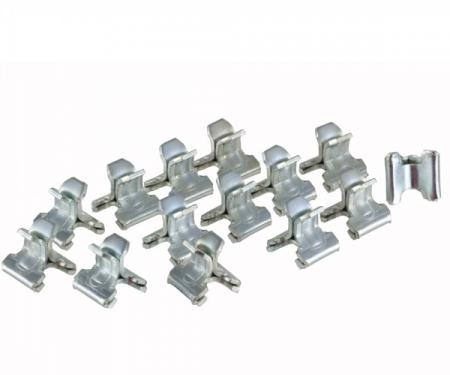 Corvette America 1963-1967 Chevrolet Corvette Dash Pad Clips, 14 Piece Set X2065