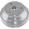 Chevy Small Block Aluminum Crankshaft Pulley, Long Water Pump, 2 Groove