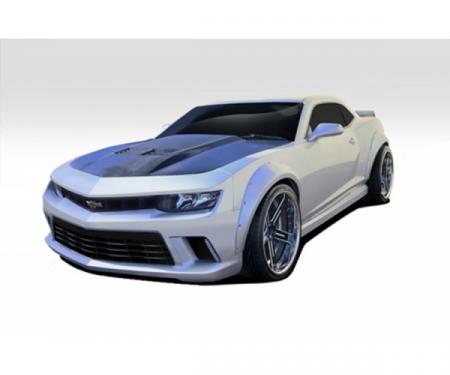 Camaro Duraflex GT Concept Wide Body Kit, Extreme Dimensions, 8 Piece, 2014-2015