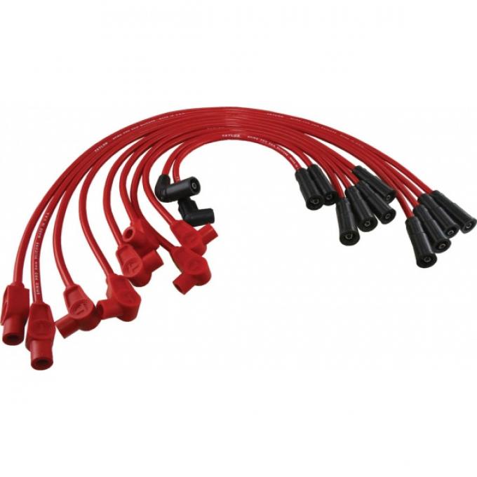 Corvette Spark Plug Wires, LT1 Or LT4, Red, Spiro-Pro, Taylor, 1992-1996