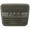 Firebird Parking Brake Pedal Pad, 1967-1968