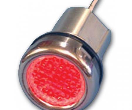 Chevy Truck Bed End Hole Cap, Stepside, With Red LEDs, 1967-1987