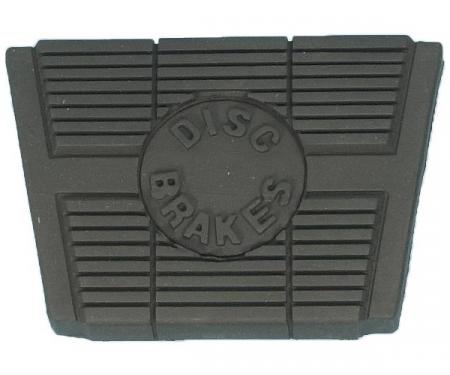 Corvette Brake Pedal Pad, For Cars With 4-Speed Transmission, 1980-1981