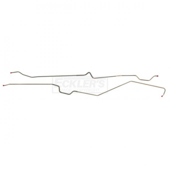 Chevy II Or Nova Main Fuel Line, 5/16, V8, 2 Piece, Stainless Steel 1965