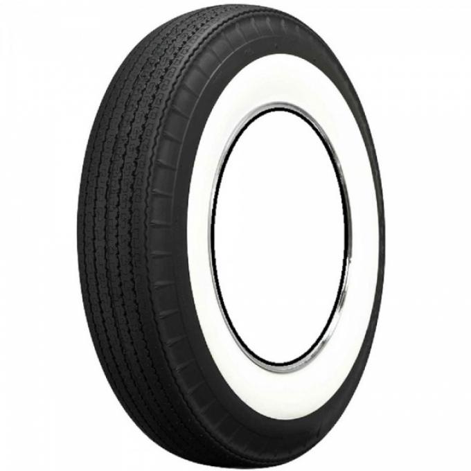 Chevy Tire, Original Appearance, Radial Construction, 8.00 x 14" With 3" Whitewall, 1957