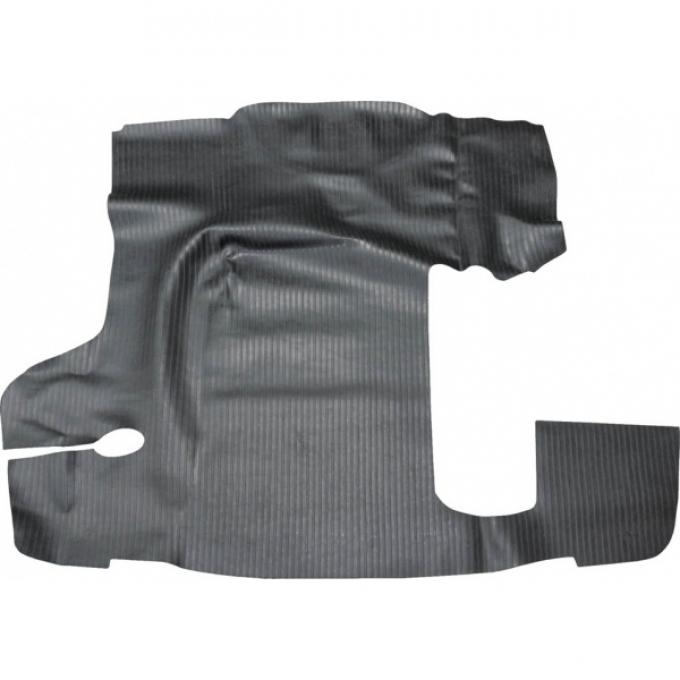 Trunk Mat - Black Rubber - Ford Coupe & Convertible