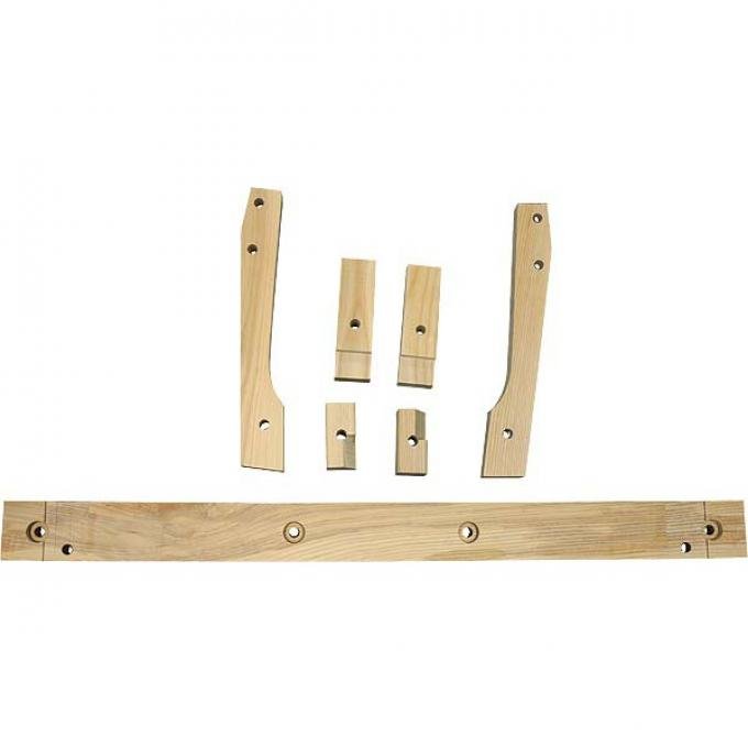 Model A Ford Body Mounting Block Set - 7 Pieces - Tudor Sedan