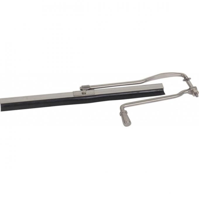 Model T Ford Hand Operated Windshield Wiper - Stainless Steel