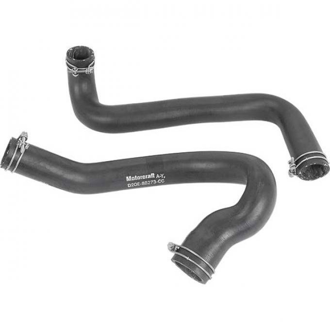 Ford Mustang Radiator Hose Set - 2 Hoses - Script - 351C V-8