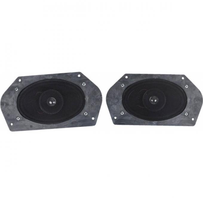 Ken Harrison Door Speaker Assembly, w/ Dual 3.5" Speakers, 69-73 Mustang