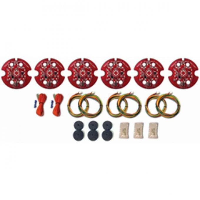 Late Great Chevy - Digi-Tails LED Tail Light Conversion WIth Six  Panels, Impala,1962