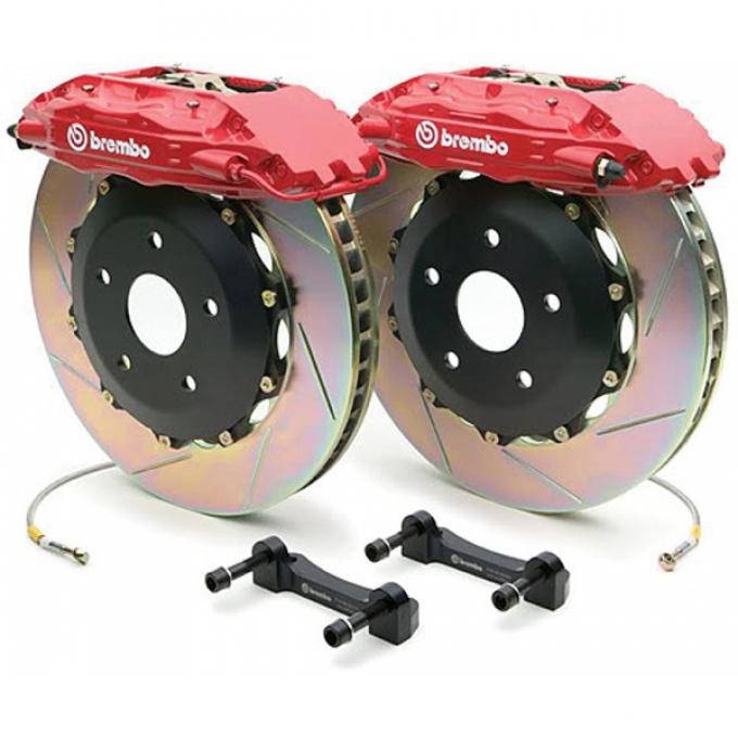 Corvette Brake Kit, Z51 Or Z06, Rear, Slotted, Brembo, 2005-2009
