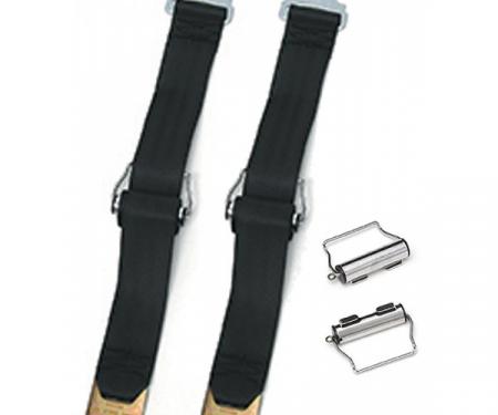 Chevy Seat Belt Reels, Chrome, 1949-1954