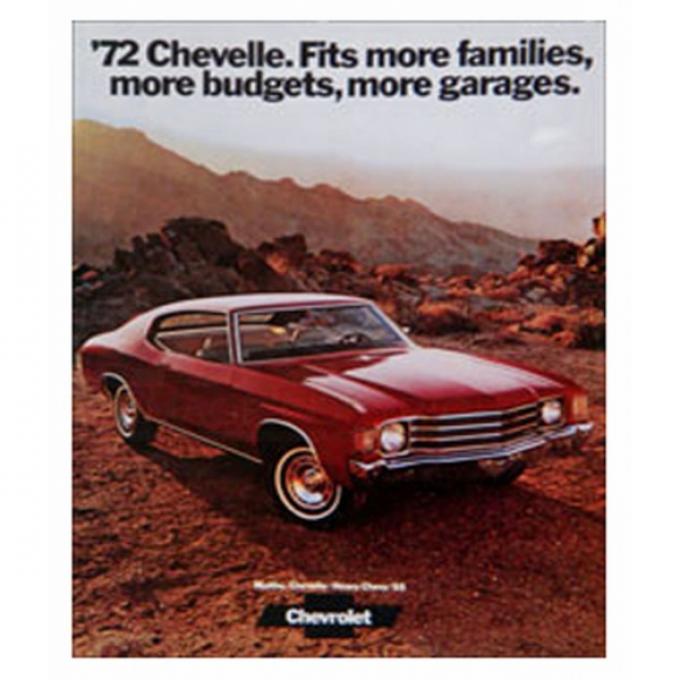 Chevelle Literature, Color Sales Brochure, 1972