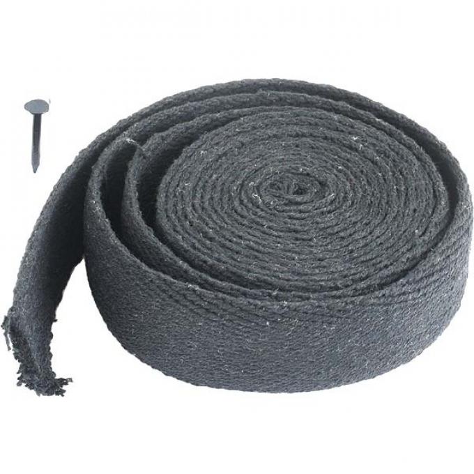 Floorboard Seal Set - 1 Piece - 120 Woven Lacing & 1 Package Of Tacks - Ford