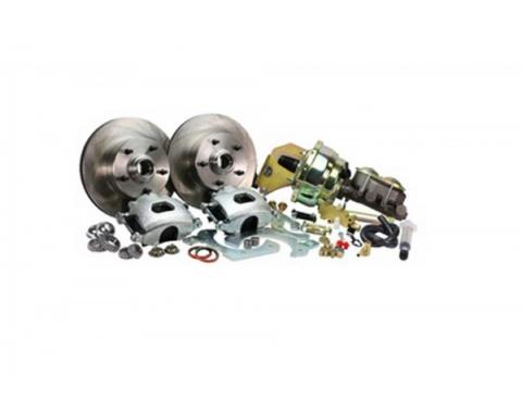 Late Great Chevy - Front Disc Brake Conversion Kit For Stock Spindles, Power Brakes, 1965-1968