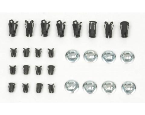 Camaro Emblem Fastener Set, Rally Sport (RS), Super Sport (SS) & Rally Sport (RS)/Super Sport (SS), 1967