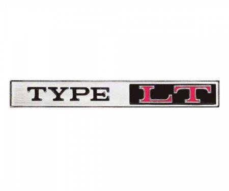 Camaro Rear Panel Emblem, Type LT, 1975-1976