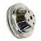 Nova Water Pump Pulley, Small Block With Long Water Pump, Double Groove, Chrome 1969-1979