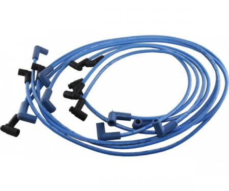 Corvette Spark Plug Wires, Moroso, Blue, 1975-1982