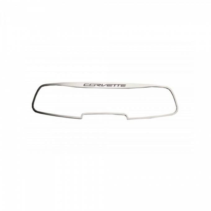 American Car Craft "Corvette" Rear View Mirror Trim, Auto Dim Mirrors| 051010 Corvette Stingray 2014-2017