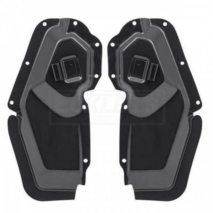 Camaro Convertible Rear Inner Kidney Cover, Left And Right Set, 1967-1969