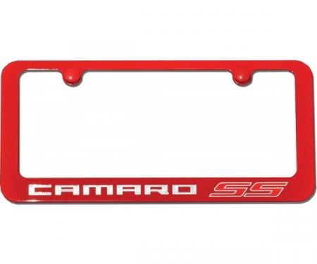 Camaro SS Painted Rear License Plate Frame