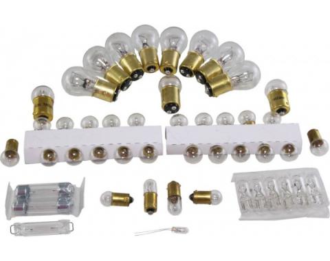 Corvette Light Bulb Kit, 47 Piece, 1974-1976