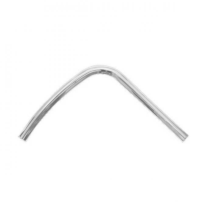 Ford Mustang Quarter Panel Extension Moulding - Left - Bright Metal - Coupe & Convertible