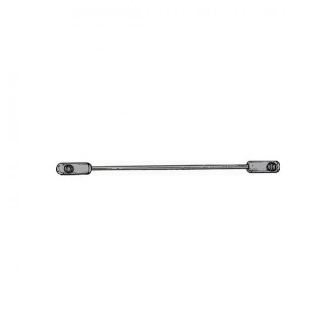 Model A Ford Control Rod & Throttle - Cadmium - 6 Long