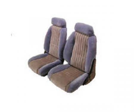 Firebird Seat Covers, Front And Rear, Split Rear Seat, Trans-Am, Encore Velour, 1982-1984