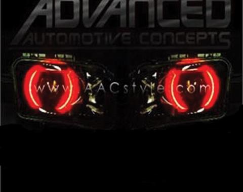 Camaro Headlight Halo Kit, CCFL, 2010-2013