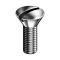 Model A Ford Instrument Panel Mounting Screw Set - Chrome -4 Pieces - For Panel With Round Speedometer Hole