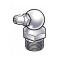 Grease Fitting - Stainless Steel - 1/4-28 - 90 Degree - Modern