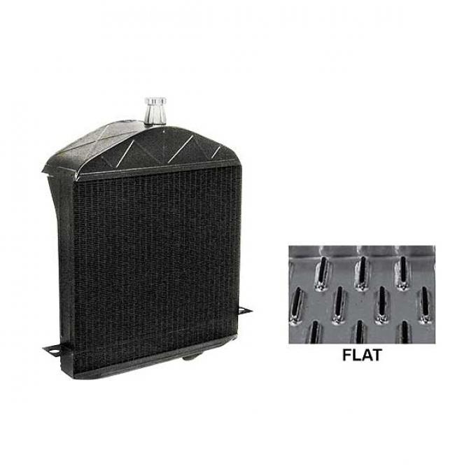 Model T Ford Radiator - Flat Tube Type - Low Style
