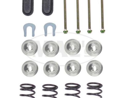 Ford Thunderbird Hold-Down Spring Kit, For Axle Brakes, 1972-79