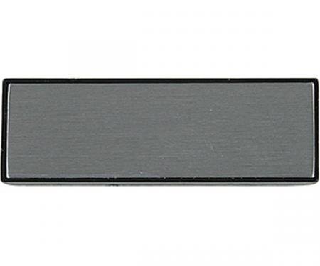 El Camino Door Pull Strap Insert, Brushed Aluminum, 1981-1987