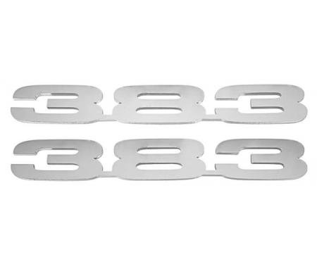 Chevy Or GMC Truck Engine Displacement Emblem 1947-1987