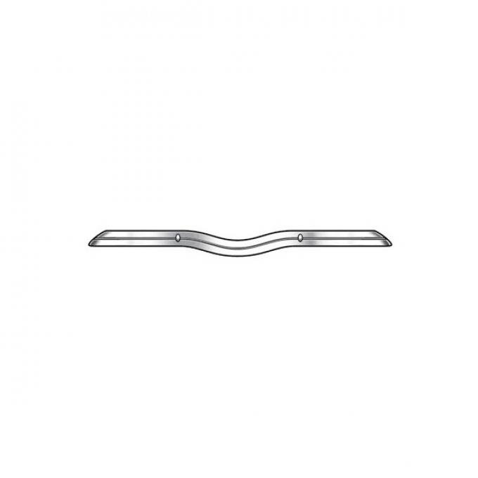 Bumper - Front Or Rear - Chrome Plated - Ford Passenger Car