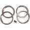 Full Size Chevy Headlight Trim Ring Bezel Set, 1964